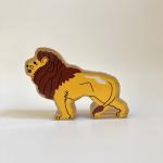 Fair Trade St Paul's Wooden Painted Lion